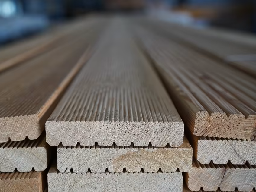 Terrassendielen Geriffelt